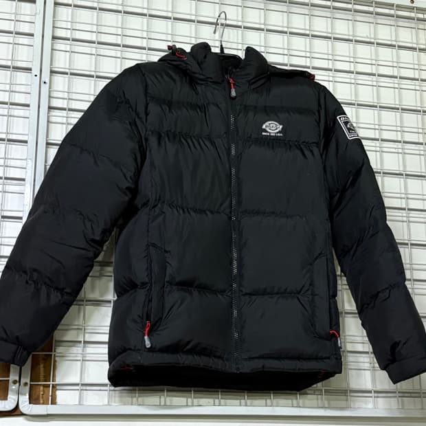 디키즈 빅로고 자수 패치 패딩