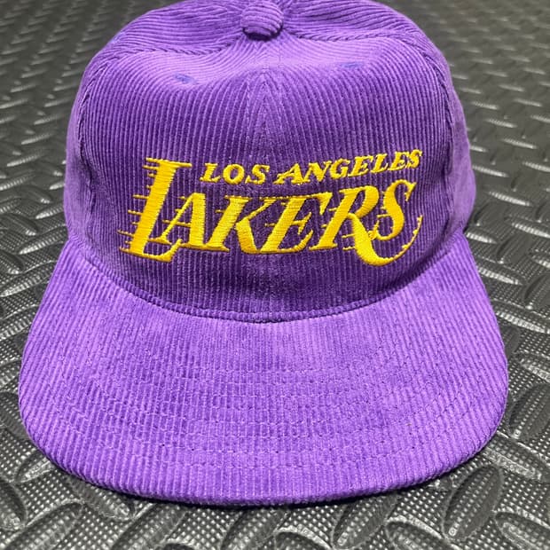 레이커스 코듀로이 스냅백