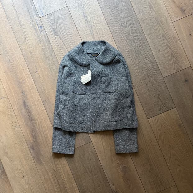 Two Dimension Tweed Jacket