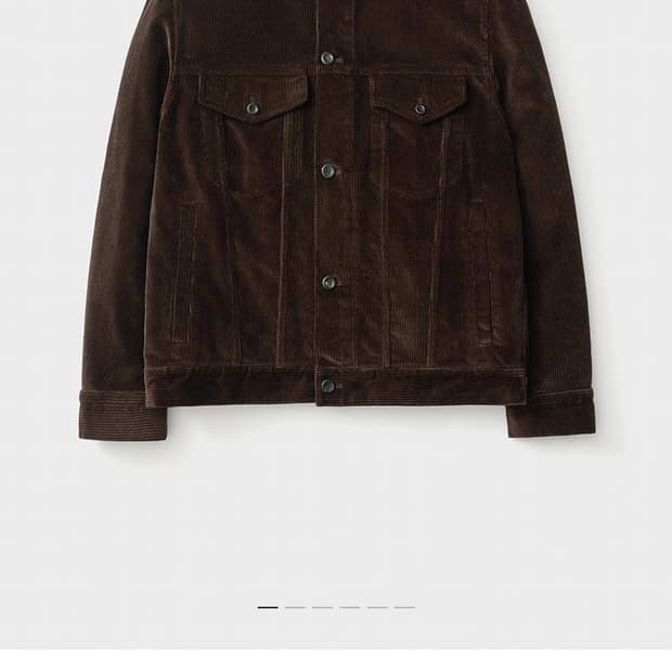 포터리 코듀로이 트러커 자켓 브라운 3