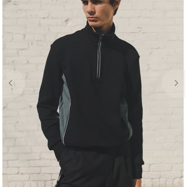 (L) gr10k 하프집업 스웻셔츠