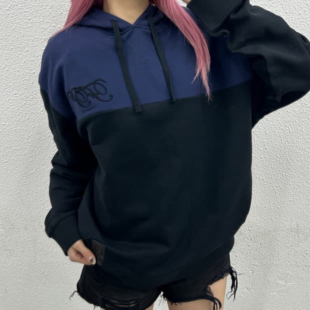 프레드페리 X 라프시몬스 배색 후디 ( 미사용 데드스탁 / 지구 최저가