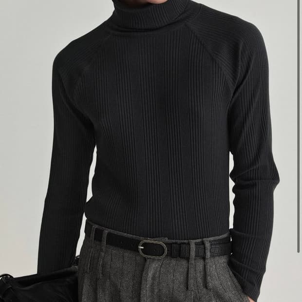 웨이비니스 Ridge Loop Leather Belt - Silver