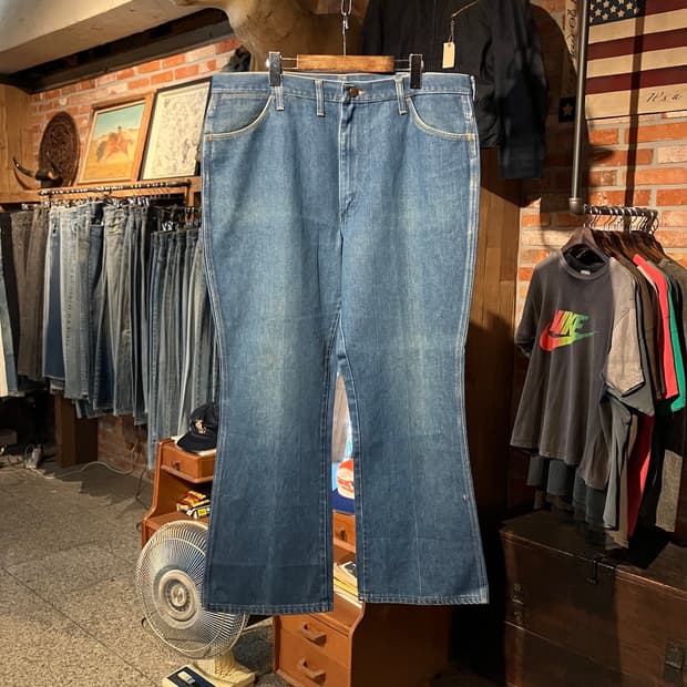 70s USA 빈티지 랭글러 부츠컷 데님 팬츠