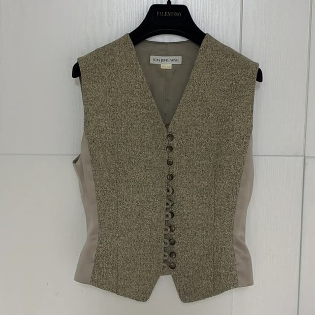 해링본 조끼 44,55