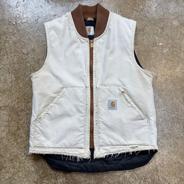 칼하트 빈티지 캔버스 페이딩 베스트