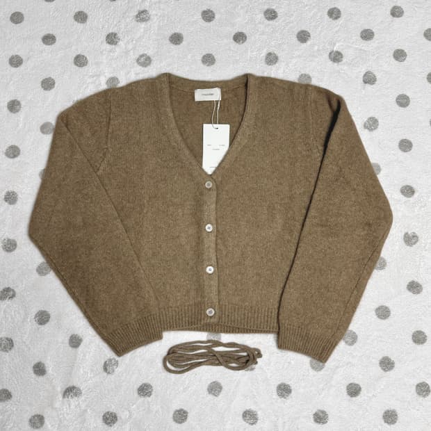 뮤렛 rounder ella 가디건 카멜