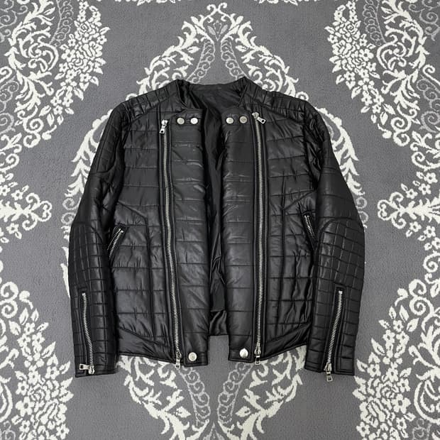 Balmain Archive Quilted Biker Jacket