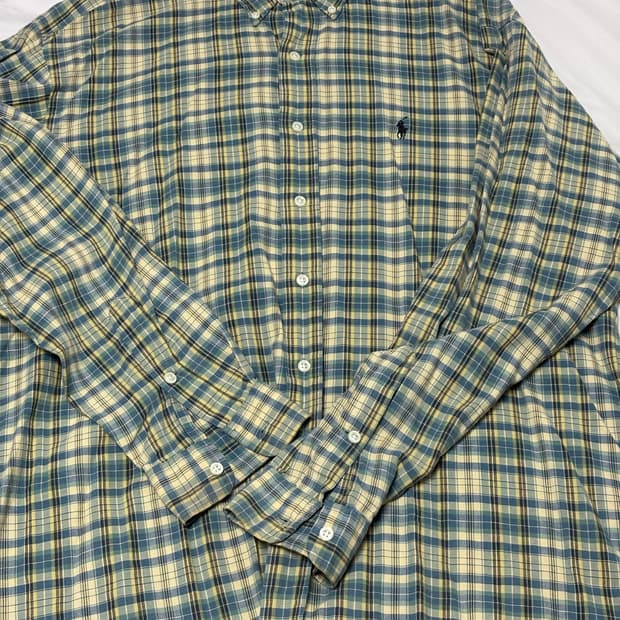 빈티지 폴로 셔츠 L