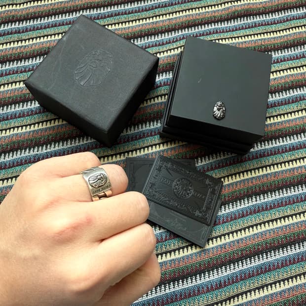 베이프 블랙라인 링 반지