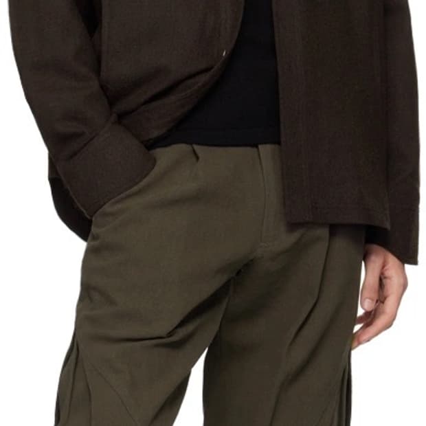 3사이즈) 혜인서 브라운 코튼 카고팬츠