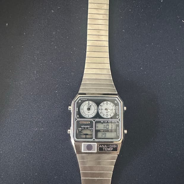 시티즌 아나디지템프 빈티지 모델