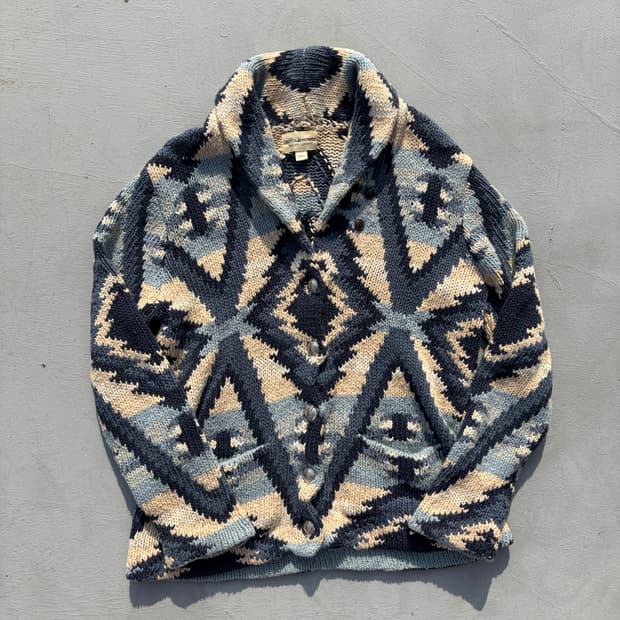 폴로 데님앤 서플라이 숄카라 가디건 