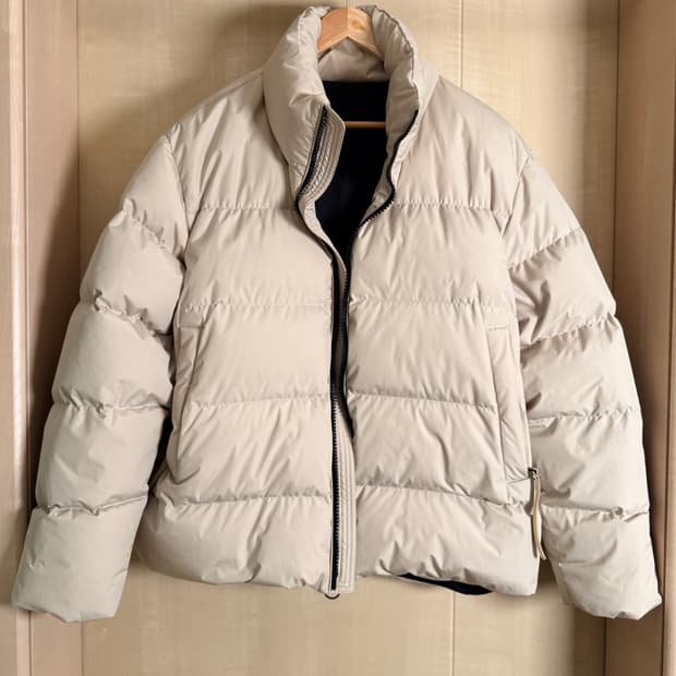 솔리드옴므 21fw 숏구스다운 베이지 48