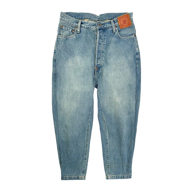 Kapital CinchBack Cropped Denim Pants/ 2