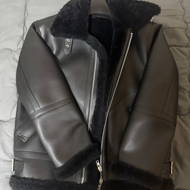 도프제이슨 무스탕 L (솔리드 무톤 자켓)