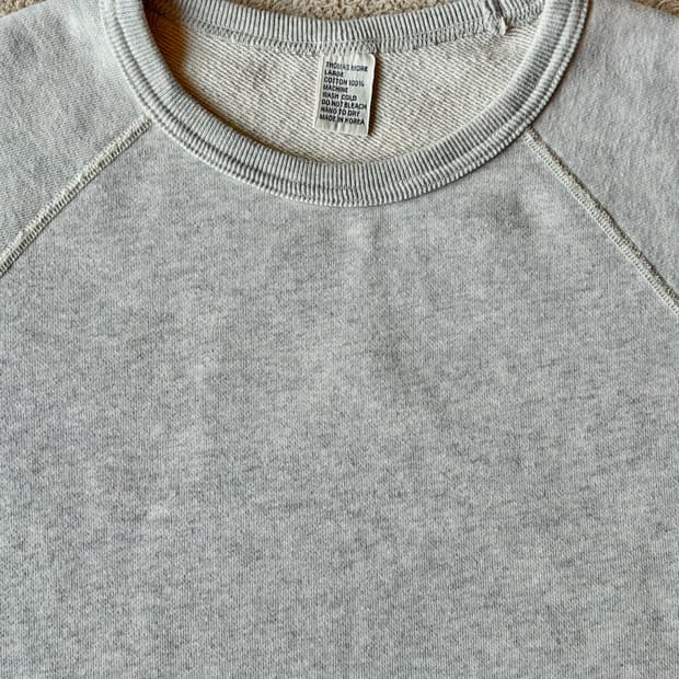 토마스모어 멜란지 래글런 스웻셔츠