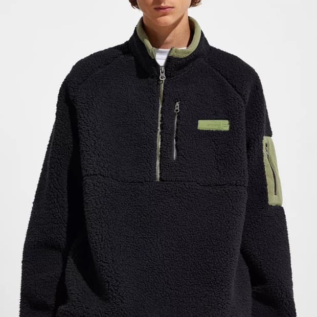 FILA 휠라 반집업 하프집업 후리스 뽀글이 L