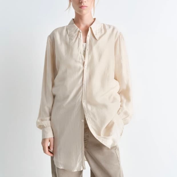 LEMAIRE Light Pointed Collar Shirt
