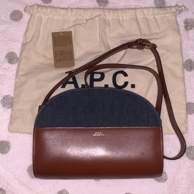 APC 아페쎄 하프문백 데님