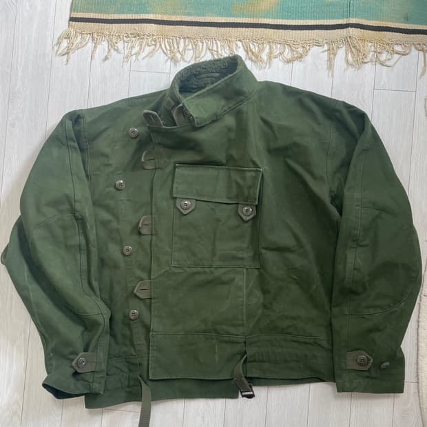 민트급 스웨덴 모터사이클 자켓 밀리터리 xxl xxxl 56