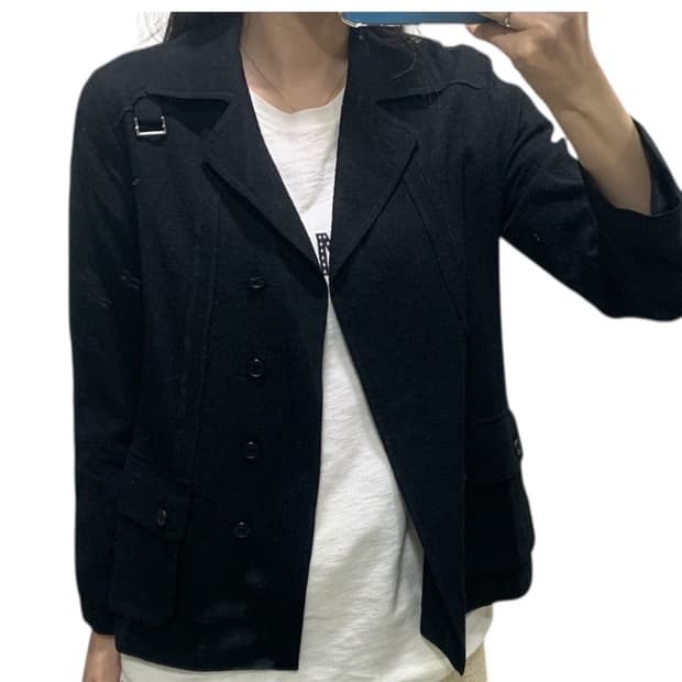 소니아 리키엘 블랙 자켓  모리걸 하구미