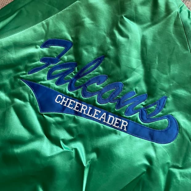 American vintage 치어리더 샤틴 자켓