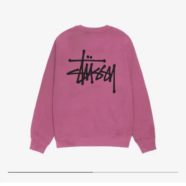 스투시 맨투맨 베리 L