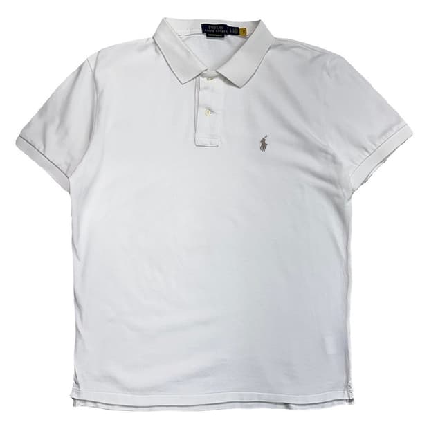RALPH LAUREN PK 반팔 셔츠 화이트