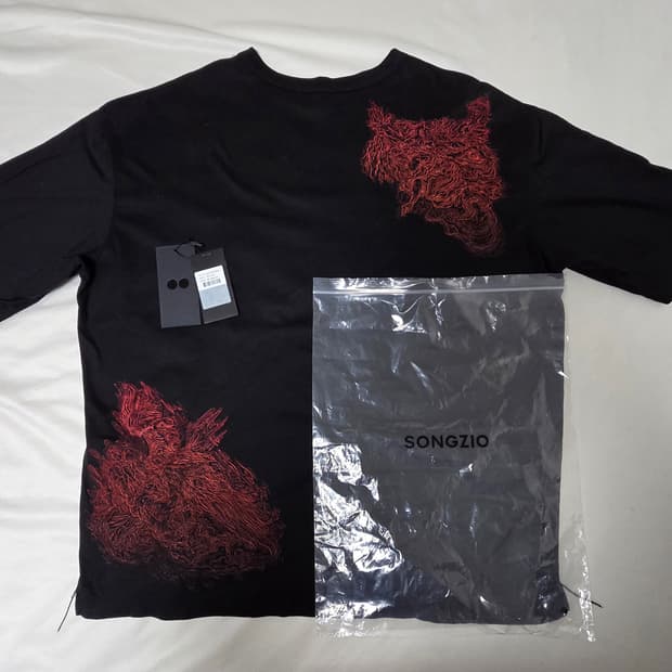 송지오옴므 나이트 엠브로이드 자수 반팔 50(105)