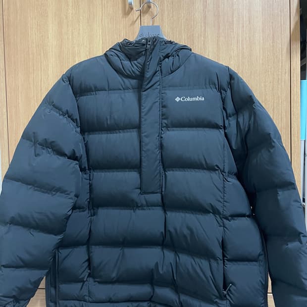 컬럼비아 하프집업 경량패딩