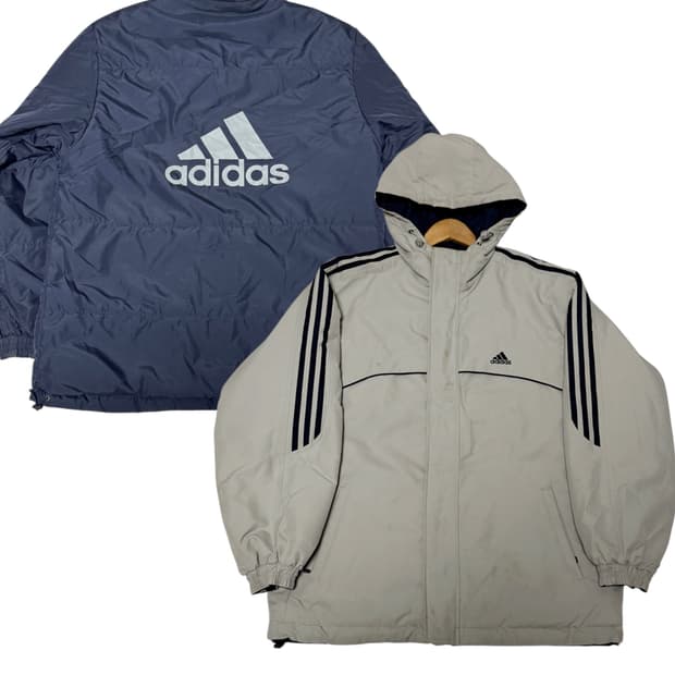 아디다스 삼선 양명 리버시블 올드스쿨 바람막이 점퍼 자켓