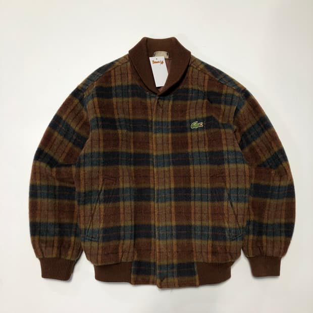 라코스테 울 봄버자켓 