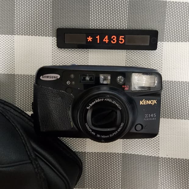 삼성캐녹스 Z145 파노라마 필름카메라 파우치포함