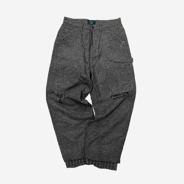 [1] 언더마이카 빌 더 부처 레이어드 빈티지 울 카펜터 팬츠