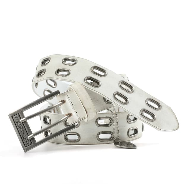 Oval Eye Washed Belt