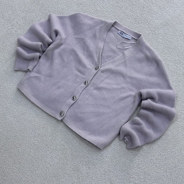 M 자라 여성 버튼업 니트 가디건 0325E