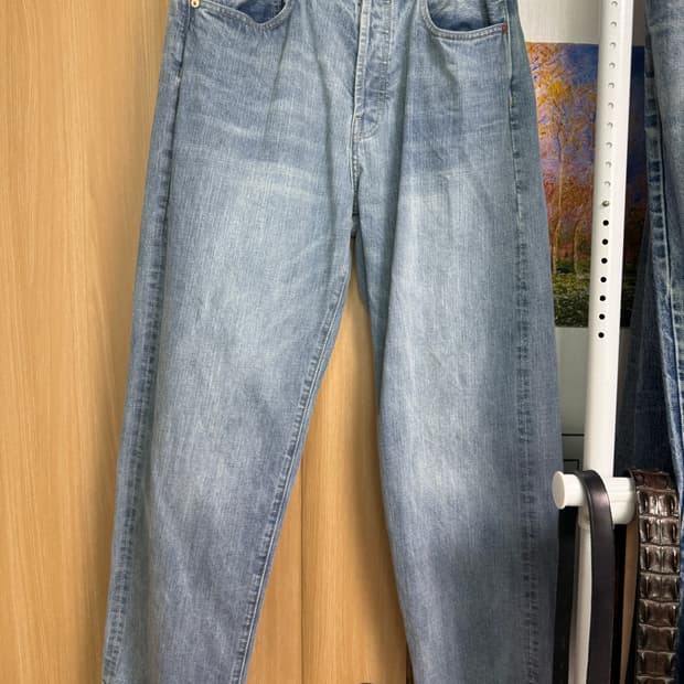 Beheavyer selvedge denim pant