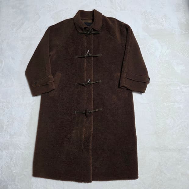 (F)여성 뽀글이 더플 코트