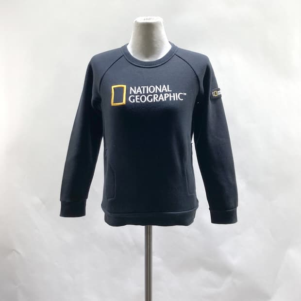 내셔널지오그래픽 키즈 기모맨투맨 블랙 140 