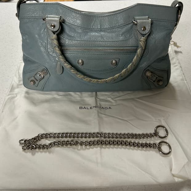 발렌시아가 클래식 모터 시티백 S