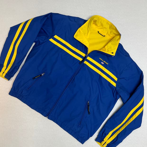 90s 폴로스포츠 리버시블 올드스쿨점퍼 XL