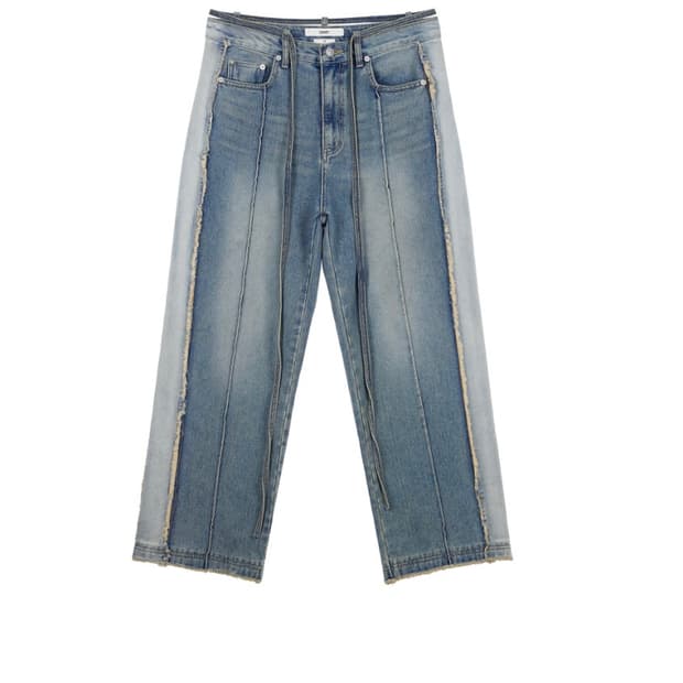 다이닛 데님 스트링 로우 엣지 진스 인 블루 새상품 택o