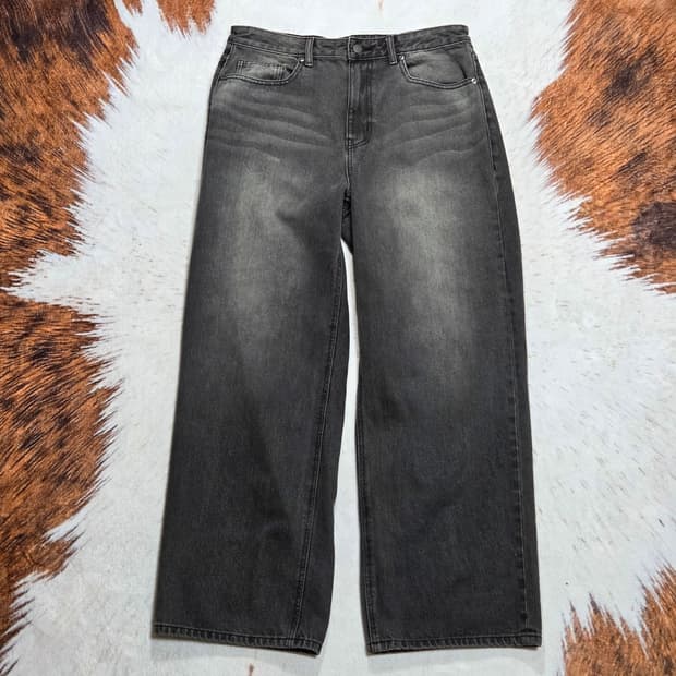 무신사 스탠다드 그레이 와이드 데님팬츠