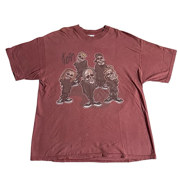 빈티지 00s 콘 Korn 티셔츠 xl