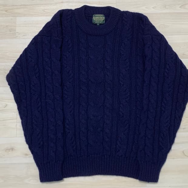 케니하우스 아란크래프트 케이블 니트 