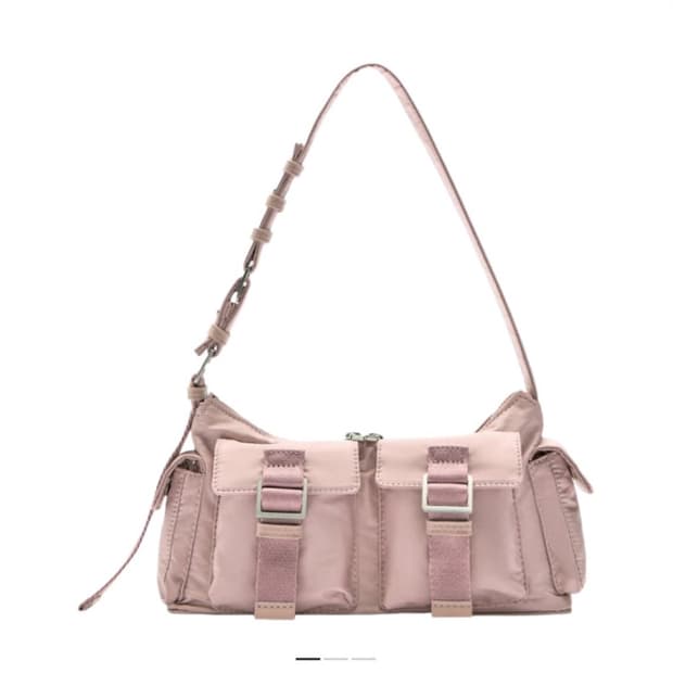 자라 버클 숄더백 모브