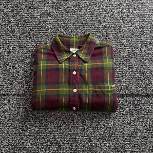 LL BEAN 엘엘빈 클래식 타탄 체크 플란넬 셔츠 4204 