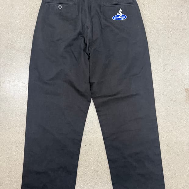 슈프림 핀업걸 치노 블랙 32 워시드