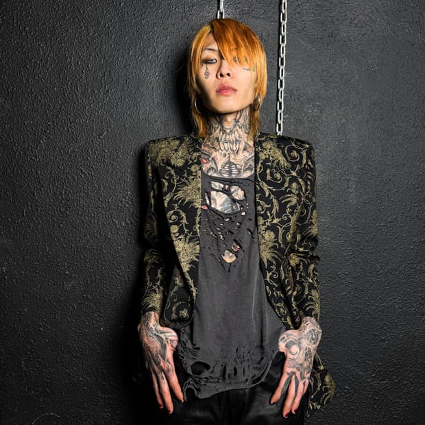 J&R – Gold Jacquard Double Breasted Jack